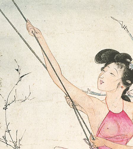 湘阴-胡也佛的仕女画和最知名的金瓶梅秘戏图